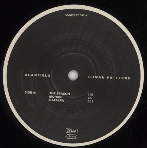 Beanfield Human Patterns 2-LP vinyl record set (Double LP Album) German 6GA2LHU854649