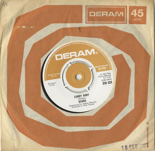 Beano Candy Baby 7" vinyl single (7 inch record / 45) UK C-K07CA572980