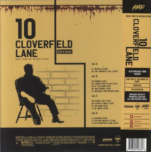 Bear McCreary 10 Cloverfield Lane [Music From The Motion Picture] - Red w/ Silver Stripe Vinyl 2-LP vinyl record set (Double LP Album) US 7FN2LCL856971