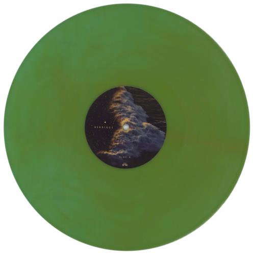 Bearings Blue In The Dark - Gold and Sea Green Galaxy Vinyl vinyl LP album (LP record) US 6FDLPBL865301