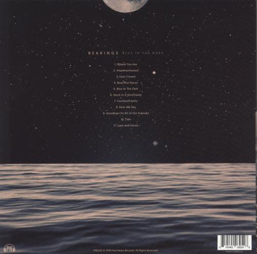 Bearings Blue In The Dark - Gold and Sea Green Galaxy Vinyl vinyl LP album (LP record) US 6FDLPBL865301