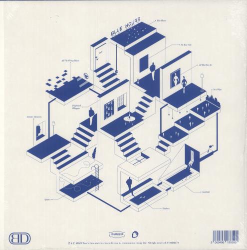 Bear's Den Blue Hours - Blue Vinyl - Autographed vinyl LP album (LP record) UK F6ALPBL879079