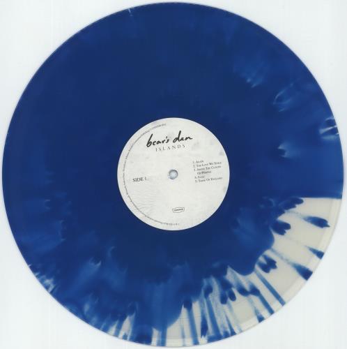 Bear's Den Islands - Blue & Clear Vinyl + Autographed Print vinyl LP album (LP record) UK F6ALPIS879069