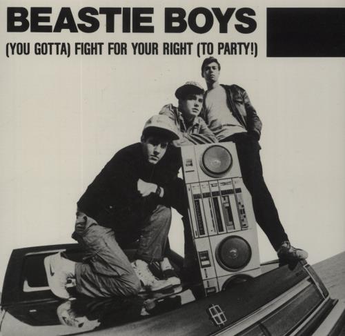Beastie Boys [You Gotta] Fight For You Right [To Party!] 7" vinyl single (7 inch record / 45) Australian BEA07YO842227