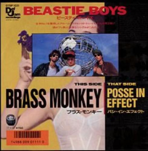 Beastie Boys Brass Monkey 7" vinyl single (7 inch record / 45) Japanese BEA07BR55266