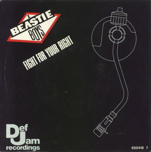 Beastie Boys Fight For Your Right 7" vinyl single (7 inch record / 45) Dutch BEA07FI48899