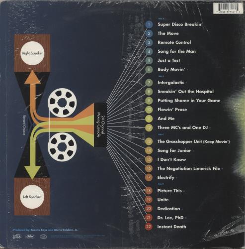 Beastie Boys Hello Nasty 2-LP vinyl record set (Double LP Album) US BEA2LHE121392