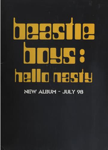 Beastie Boys Hello Nasty media press pack Greek BEAPPHE124115