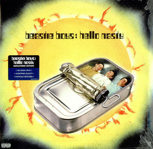Beastie Boys Hello Nasty 2-LP vinyl record set (Double LP Album) US BEA2LHE486536