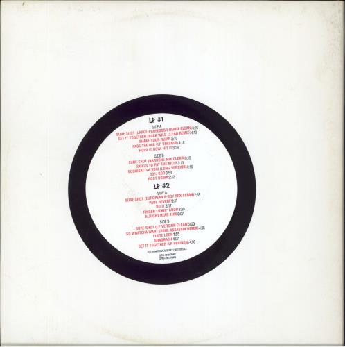 Beastie Boys Hip Hop Sampler 2-LP vinyl record set (Double LP Album) US BEA2LHI35991