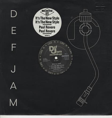 Beastie Boys It's The New Style 12" vinyl single (12 inch record / Maxi-single) UK BEA12IT62547