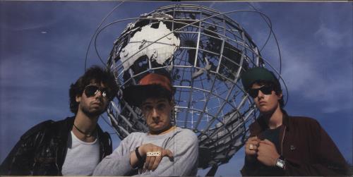 Beastie Boys Licensed To Ill + Poster vinyl LP album (LP record) UK BEALPLI606348