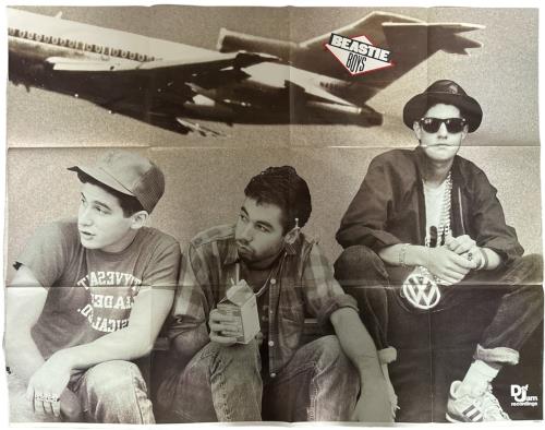 Beastie Boys Licensed To Ill + Poster vinyl LP album (LP record) UK BEALPLI606348