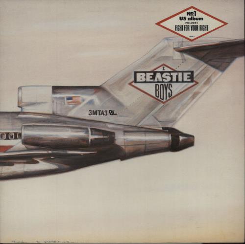 Beastie Boys Licensed To Ill - Hype sticker Variant 3 p/s - EX vinyl LP album (LP record) UK BEALPLI672632