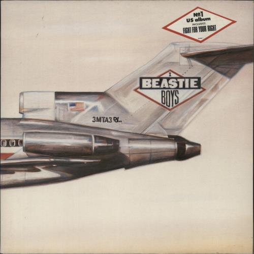 Beastie Boys Licensed To Ill - Hype-Sticker vinyl LP album (LP record) Dutch BEALPLI874444