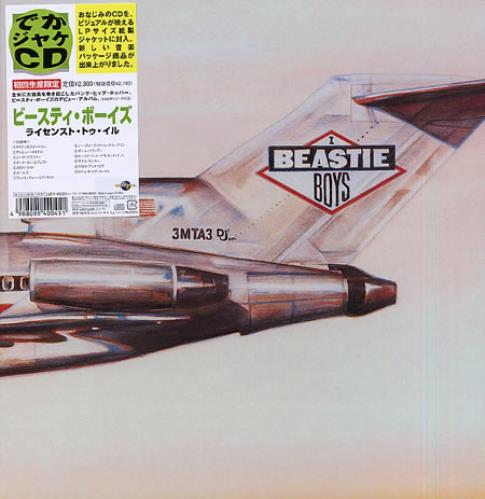 Beastie Boys Licensed To Ill CD album (CDLP) Japanese BEACDLI333233
