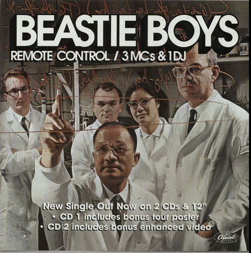 Beastie Boys Remote Control / Three MC's and One DJ display UK BEADIRE632132