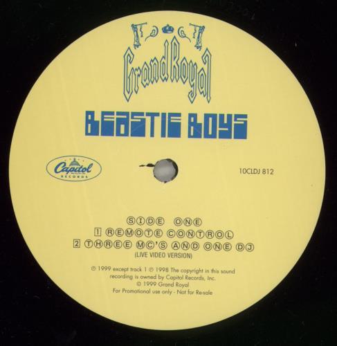 Beastie Boys Remote Control 10" vinyl single (10 inch record) UK BEA10RE135844