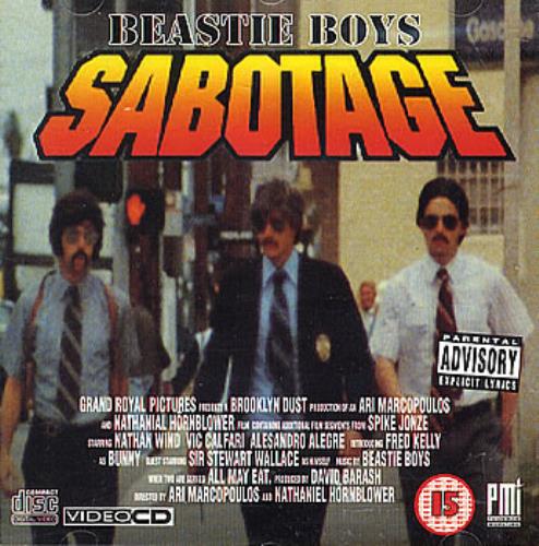 Beastie Boys Sabotage Video CD UK BEAVDSA352116