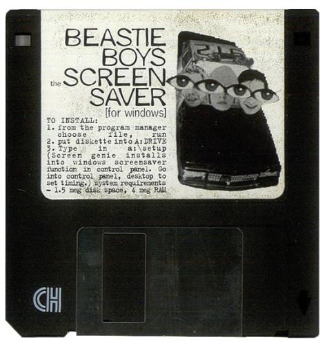 Beastie Boys Screen Saver - Diskette memorabilia US BEAMMSC33555