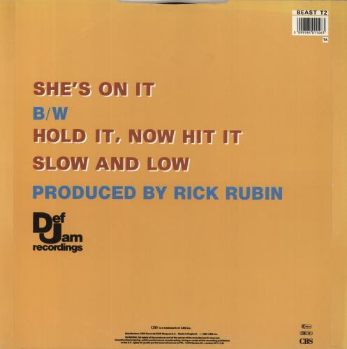 Beastie Boys She's On It 12" vinyl single (12 inch record / Maxi-single) UK BEA12SH61214
