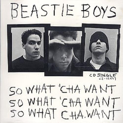 Beastie Boys So What'cha Want CD single (CD5 / 5") US BEAC5SO108391