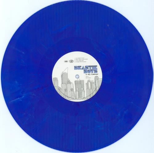 Beastie Boys To The 5 Boroughs - Blue Vinyl 2-LP vinyl record set (Double LP Album) US BEA2LTO793323