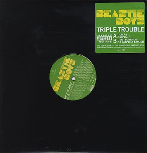 Beastie Boys Triple Trouble 12" vinyl single (12 inch record / Maxi-single) US BEA12TR319342