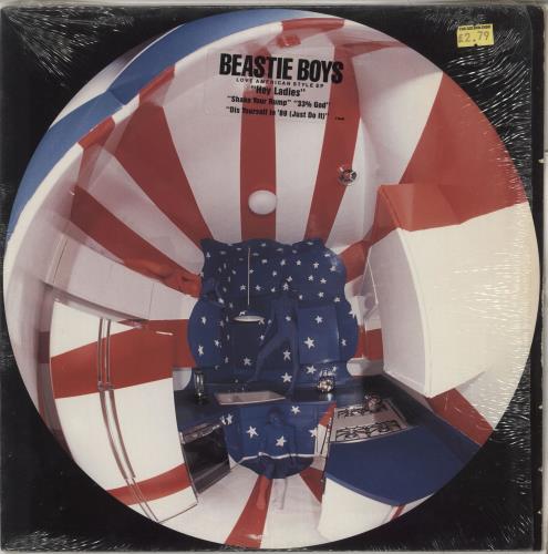 Beastie Boys Love American Style EP - Stickered 12" vinyl single (12 inch record / Maxi-single) US BEA12LO47766