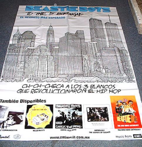 Beastie Boys To The 5 Boroughs Mexican Promo Display 292639