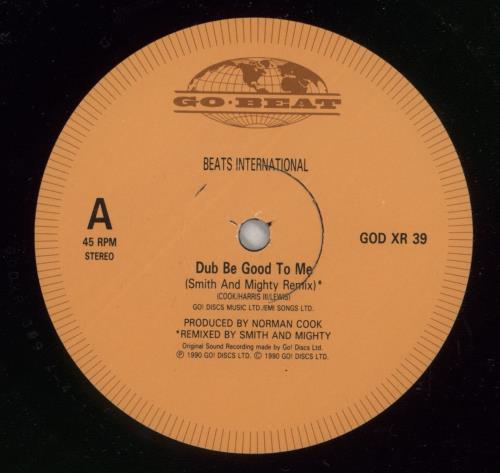 Beats International Dub Be Good To Me 12" vinyl single (12 inch record / Maxi-single) UK BIN12DU121344