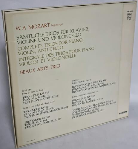 Beaux Arts Trio Mozart: Die Klaviertrios Vinyl Box Set Dutch 0VDVXMO773445