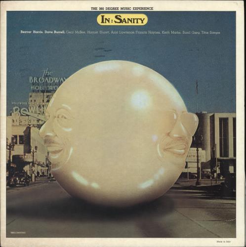 Beaver Harris: The 360 Degree Music Experience In:Sanity 2-LP vinyl record set (Double LP Album) Italian I9C2LIN707256