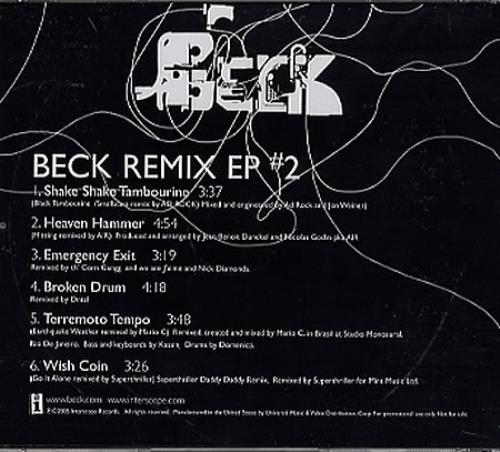 Beck Remix EP #2 CD single (CD5 / 5") US B-KC5RE347407