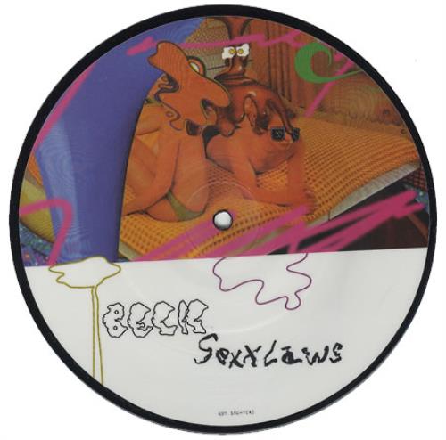 Beck Sexxlaws 7" vinyl picture disc (7 inch picture disc single) UK B-K7PSE147759