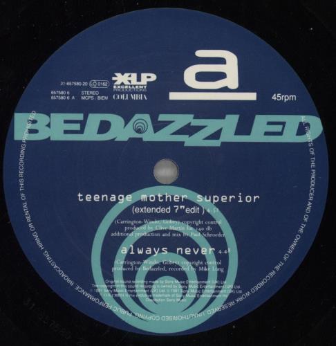 Bedazzled Teenage Mother Superior 12" vinyl single (12 inch record / Maxi-single) UK BG412TE753639