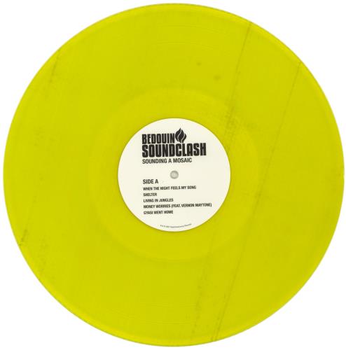 Bedouin Soundclash Sounding A Mosaic - Yellow Vinyl 2-LP vinyl record set (Double LP Album) US UIN2LSO864890