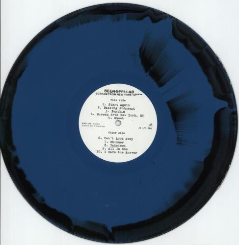 Been Stellar Scream From New York, NY - Black And Blue Vinyl vinyl LP album (LP record) UK 92FLPSC878009