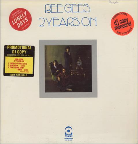 Bee Gees 2 Years On - Mono US Promo vinyl LP album (LP record) (405791)