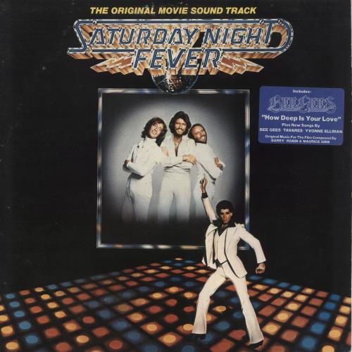 Bee Gees Saturday Night Fever - Stickered + Insert 2-LP vinyl record set (Double Album) UK BGE2LSA522306