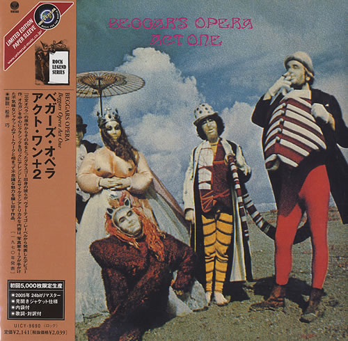 Beggar's Opera Act One CD album (CDLP) Japanese BGOCDAC540417