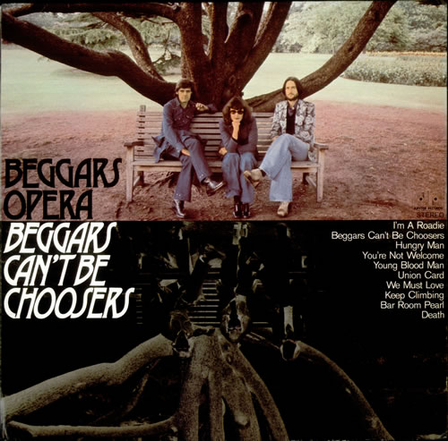Beggar's Opera Beggars Can't Be Choosers vinyl LP album (LP record) German BGOLPBE537101