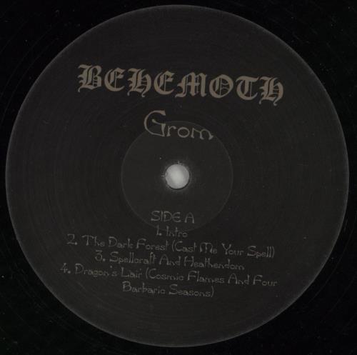 Behemoth Grom vinyl LP album (LP record) UK 09QLPGR868475