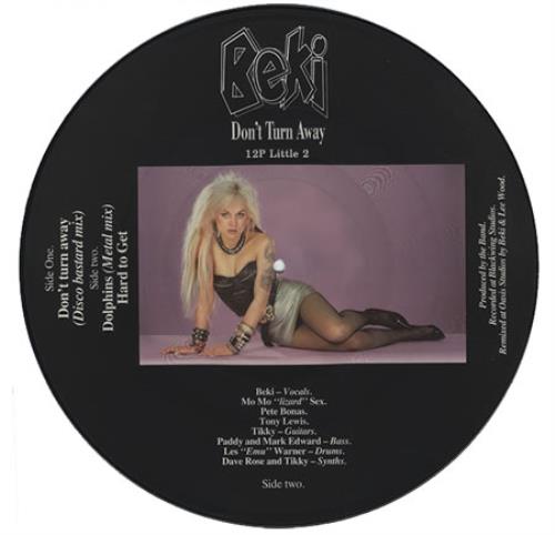 Beki Bondage Don't Turn Away 12" vinyl picture disc (12 inch picture record) UK BNQ2PDO412897