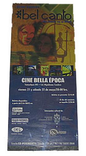 Bel Canto Bel Canto In Mexico poster Mexican BF7POBE357203