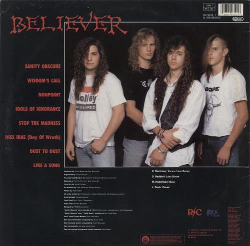 Believer Sanity Obscure - VG vinyl LP album (LP record) Dutch C68LPSA887358