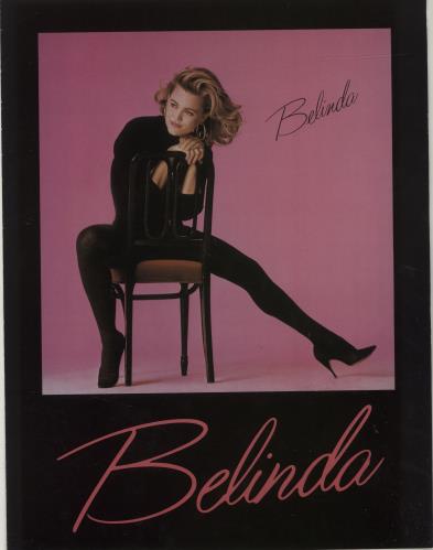 Belinda Carlisle Belinda + promo booklet vinyl LP album (LP record) Japanese CARLPBE688079