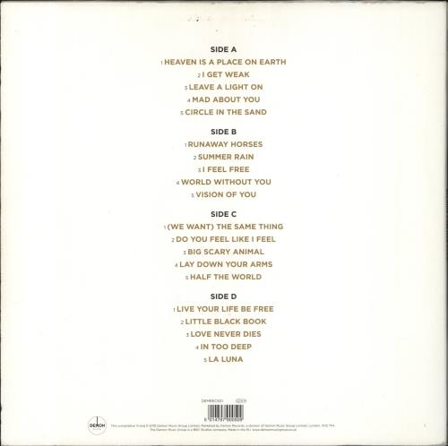 Belinda Carlisle Gold - Gold Vinyl - VG Sleeve 2-LP vinyl record set (Double LP Album) UK CAR2LGO836645