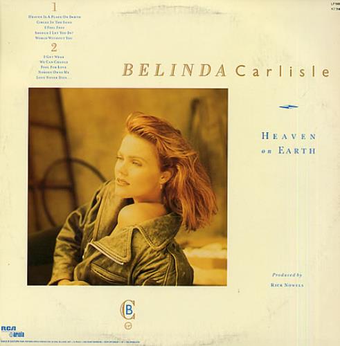 Belinda Carlisle Heaven On Earth vinyl LP album (LP record) Brazilian CARLPHE235555
