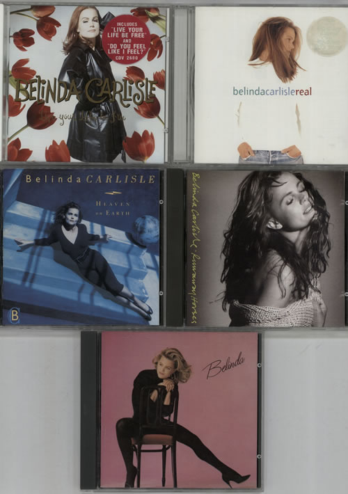 Belinda Carlisle Her First 5 Studio Albums 5-CD album set UK CAR5CHE611630